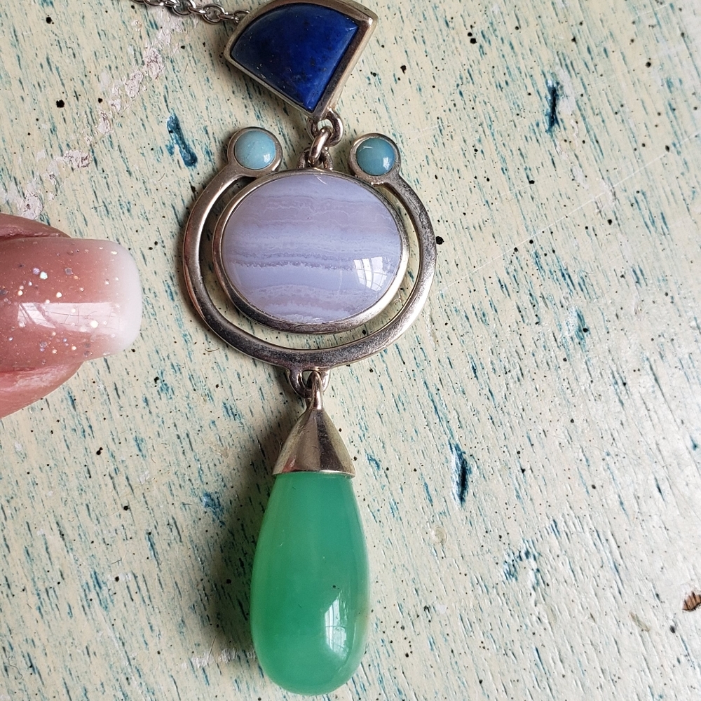 Sterling silver necklace - Picture 3 of 5